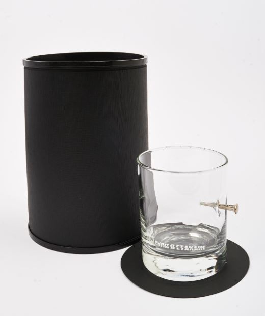 Стакан "Whiskey silver nail" 300 мл (TUBE)